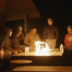 Guests Outside of The Atlantis Lodge