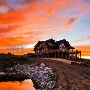 Range Valley Ranch at dusk