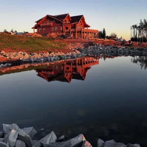 Range Valley Ranch at dusk